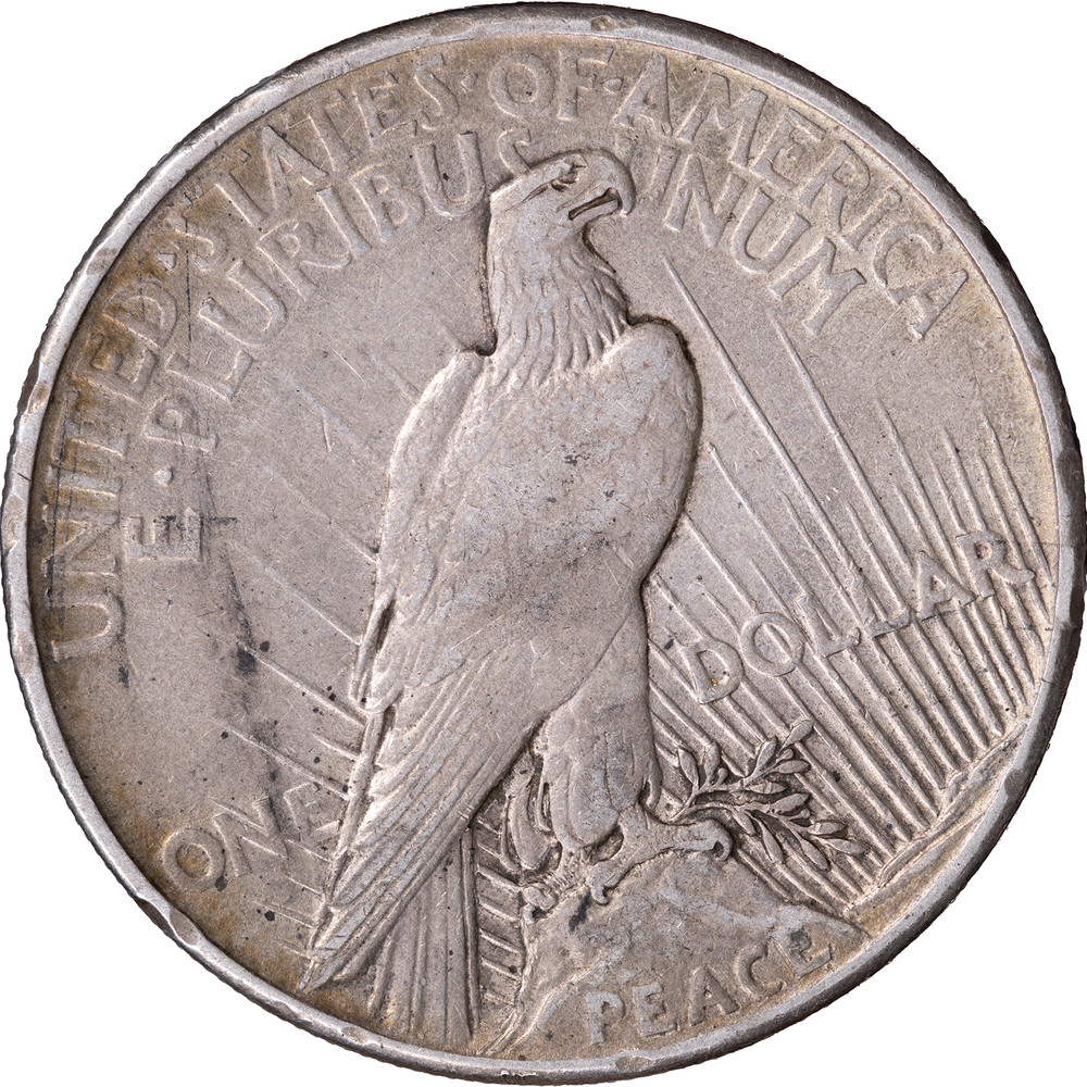 1921 $1 Peace Silver Dollar ~ XF Details