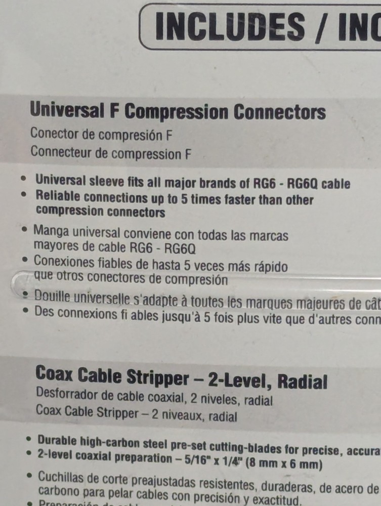 Klein Tools VDV002-818 Coax Cable Installation & Test Kit