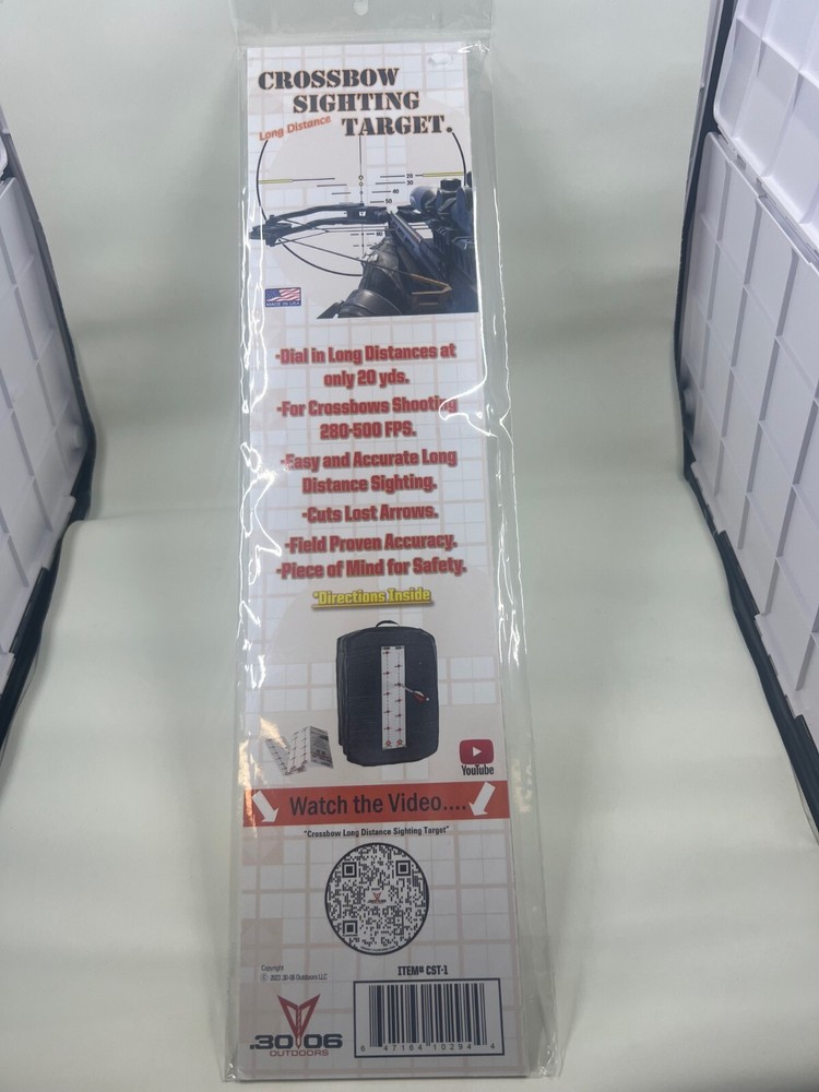 30-06 CST-1 Crossbow Sighting Target for 280-500 fps Speeds
