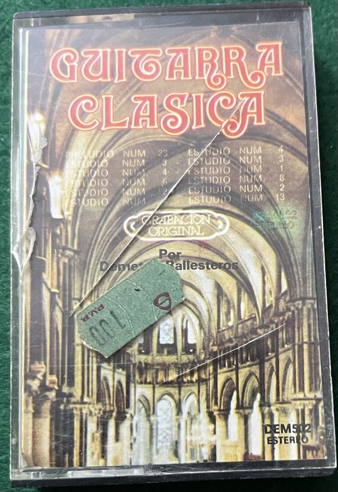 Spanish Classical Guitar, various Cassette Tape