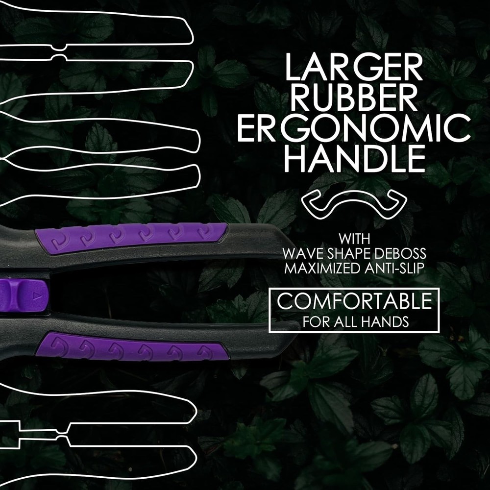 8.58" Precision Pruning Shears with Non-Stick Blade - Comfortable Gardening Tool