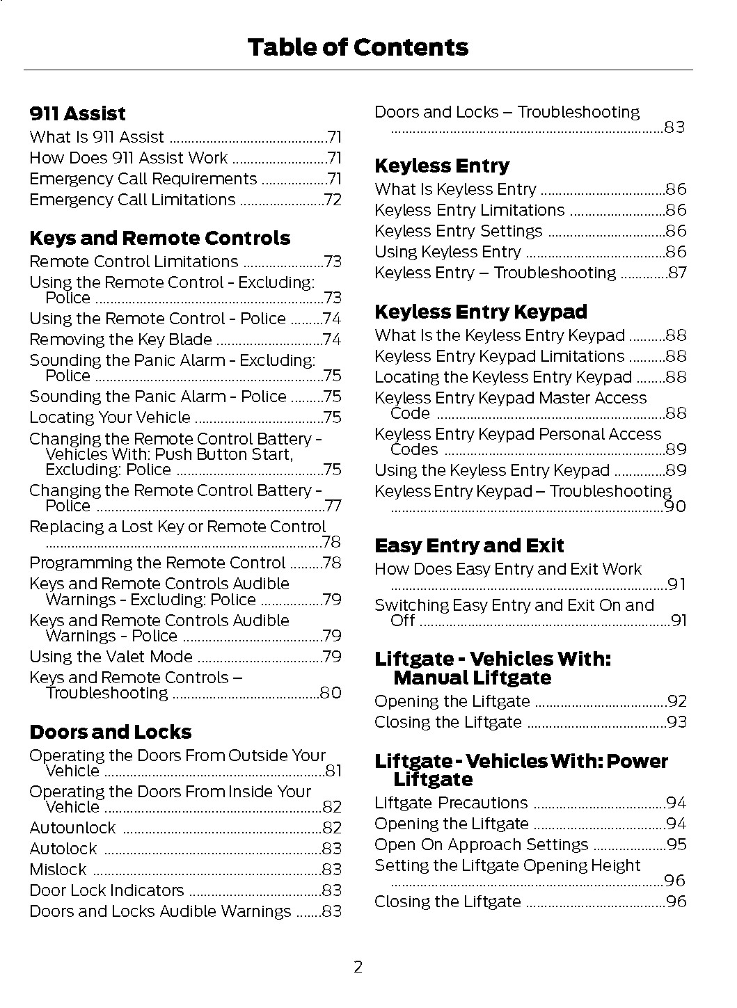 2026 Ford Explorer Owners Manual User Guide