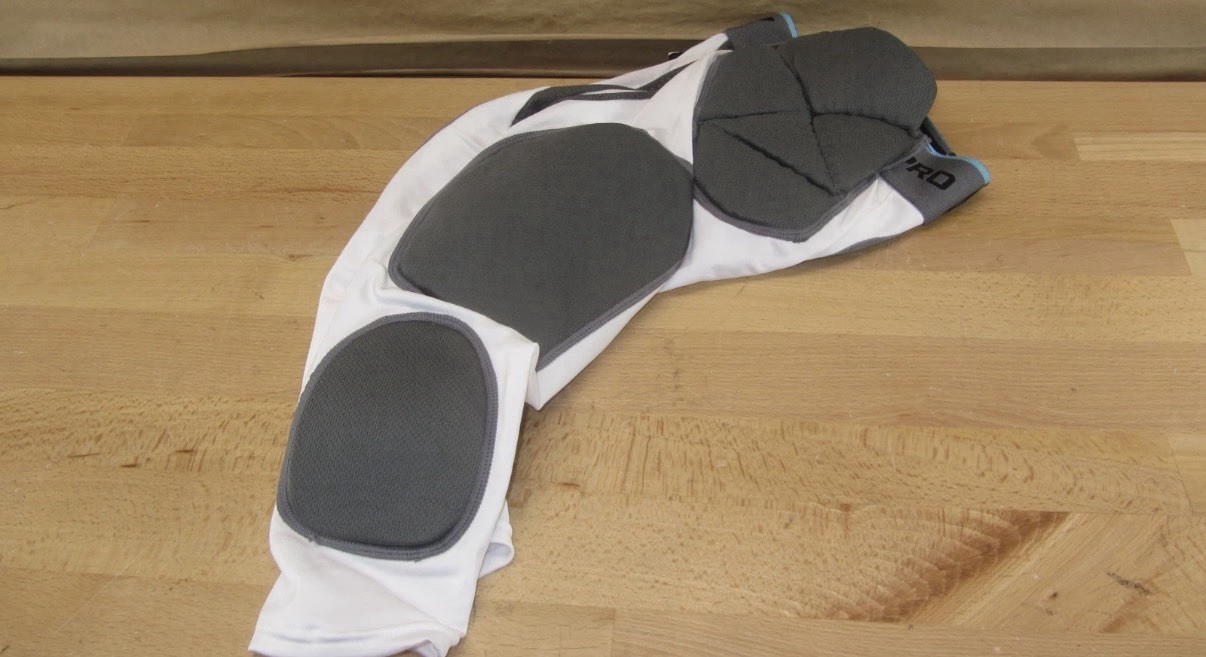 CHAMPRO Tri Flex 7-Pad Integrated Youth Girdle, WHITE , Medium