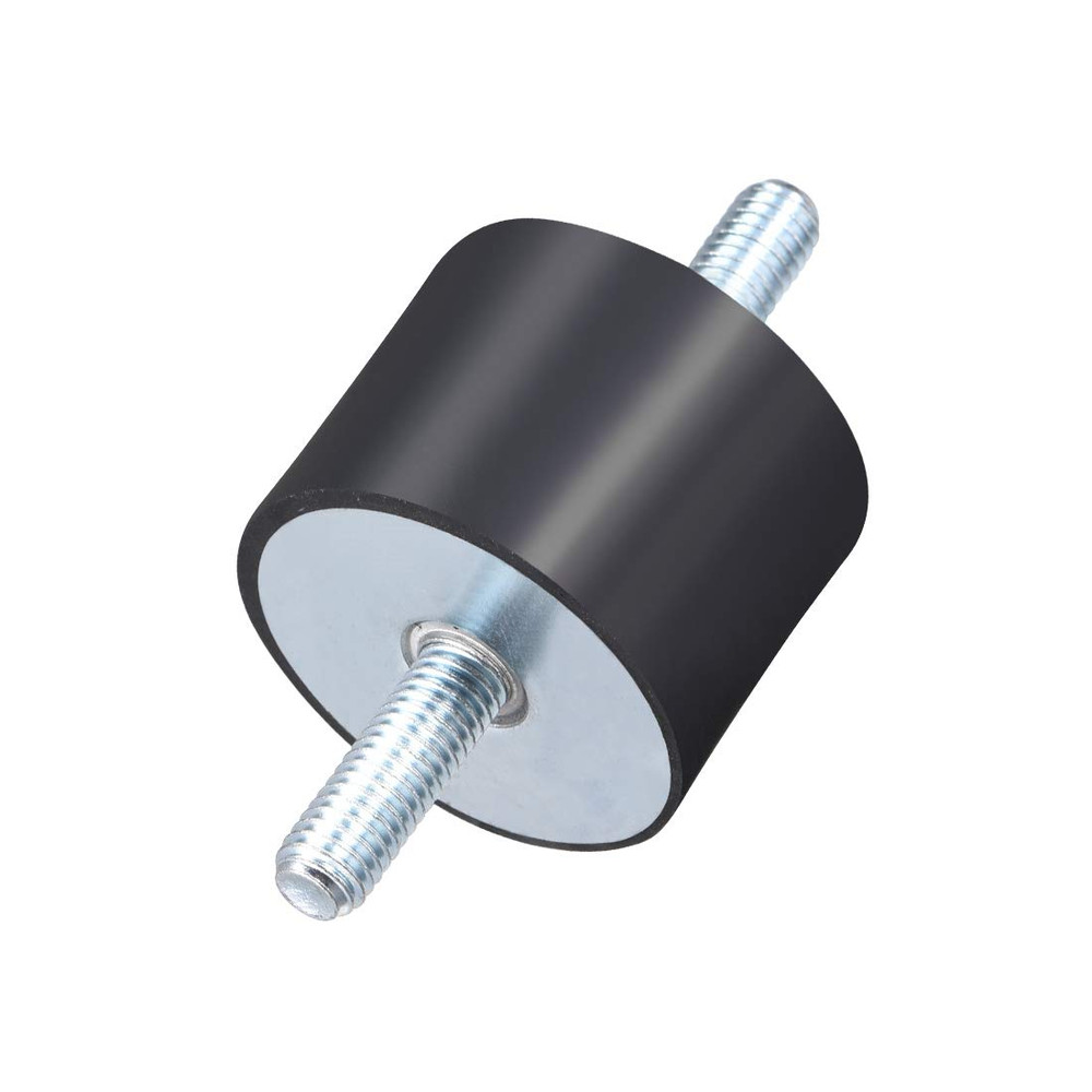 40x30mm Rubber Vibration Isolators with M8 Studs - 2 Pack
