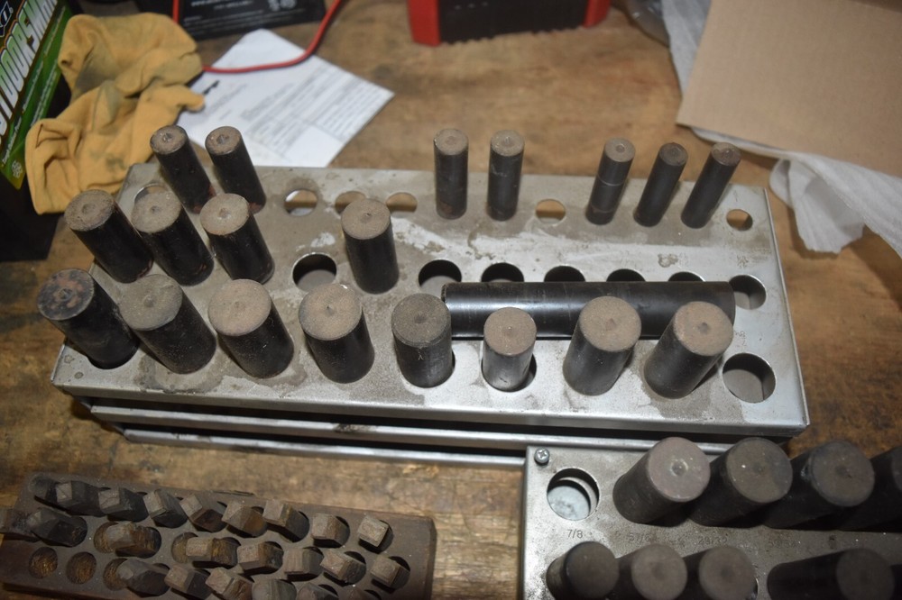 42 USED LARGE TRANFER PUNCHES