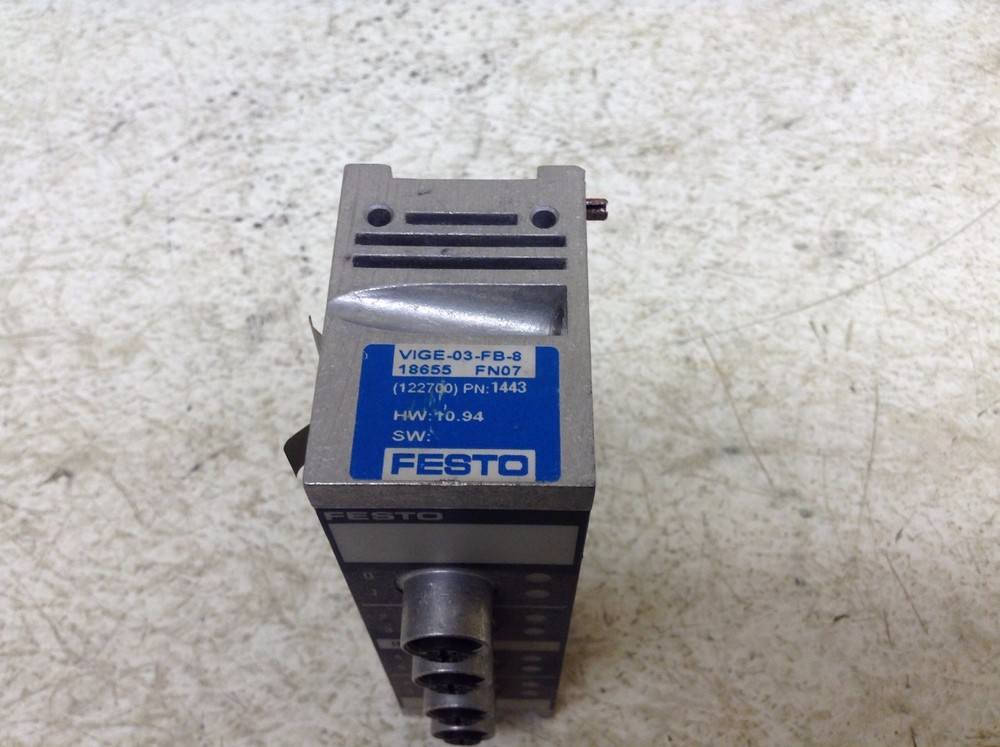 Festo VIGE-03-FB-8 Pneumatic Input Module VIGE03FB8