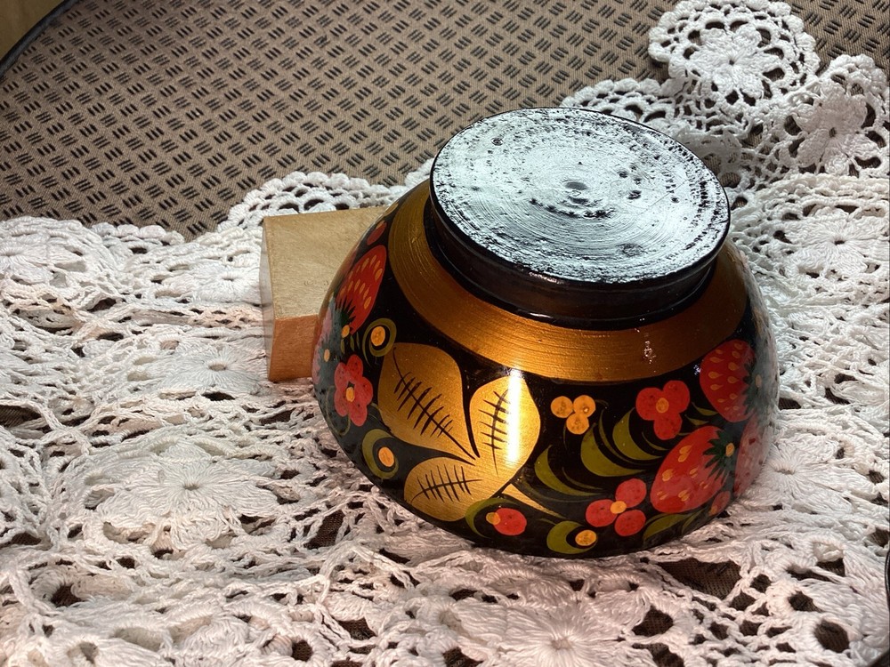 Russian vintage Bowl and Spoon.