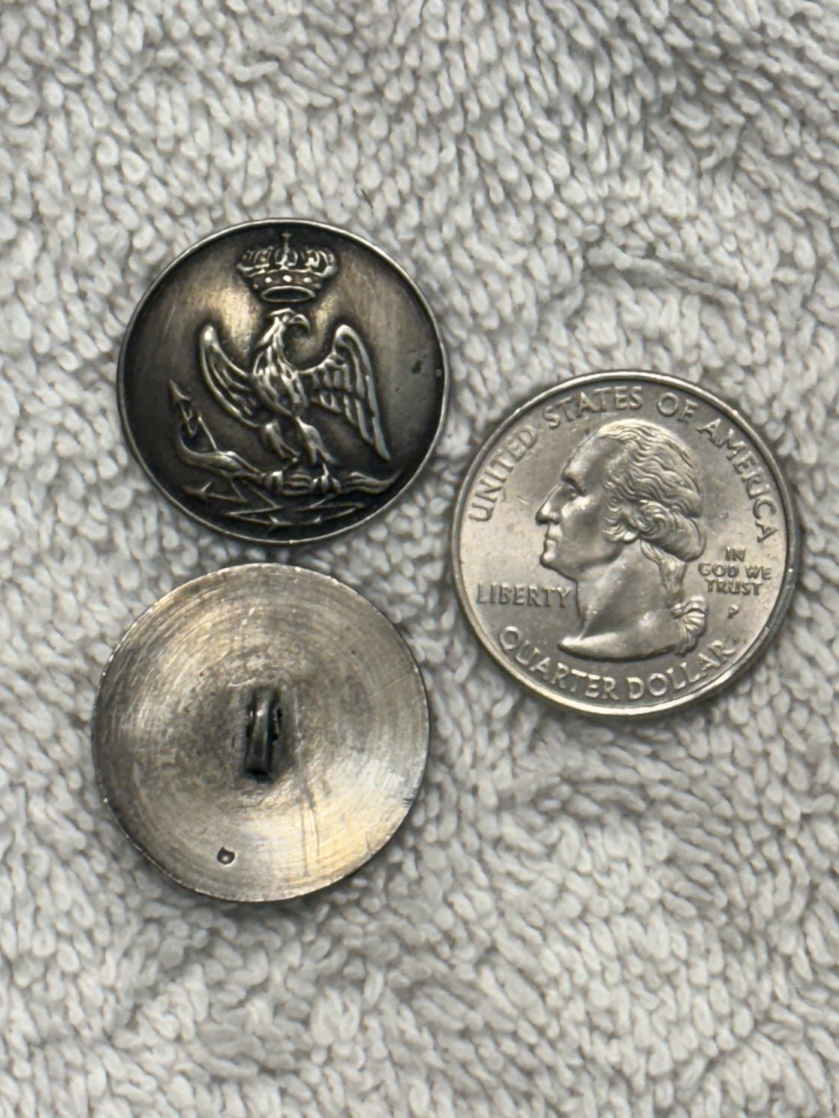 French First Empire Napoleon Imperial Guard Buttons 16mm REPRODUCTION