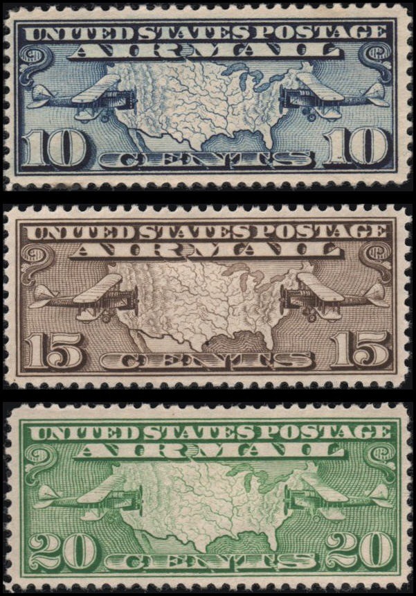 US #C7-C9 set MLH