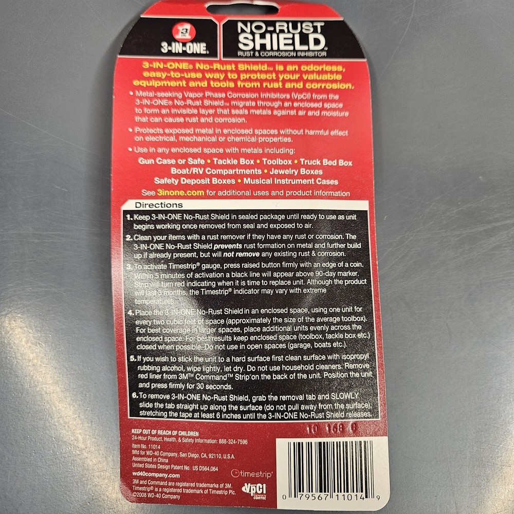 3-In-One No-Rust Shield Rust & Corrosion Inhibitor Multi Use 12-Pack
