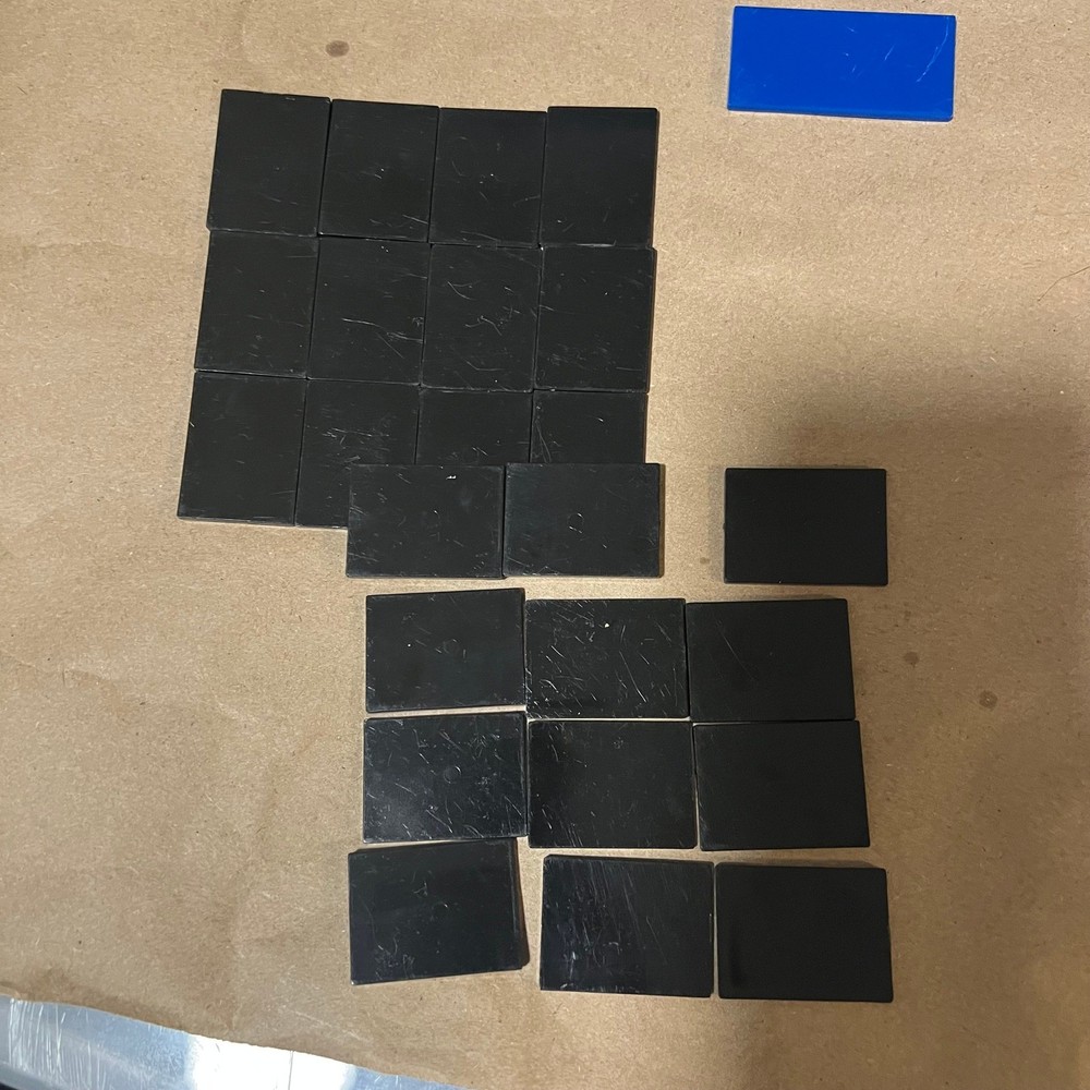 Plastic Rainbow fraction tile set complete + an incomplete set math learning