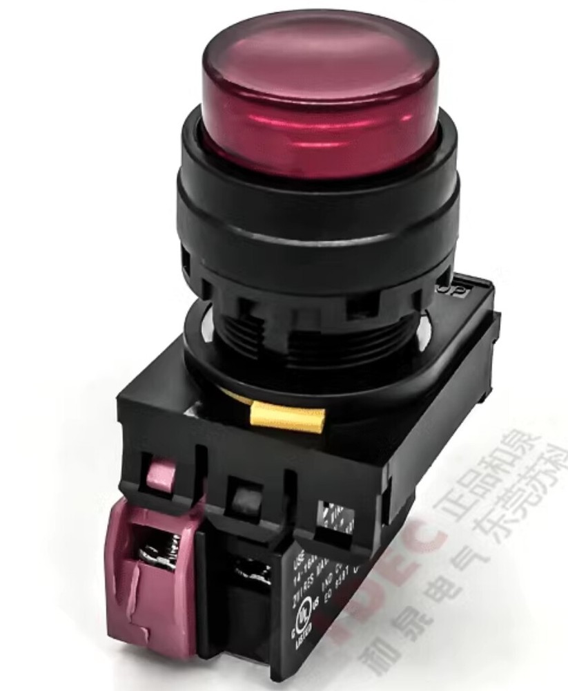 1pcs IDEC push button switch with light YW1L-A2E01QM3R