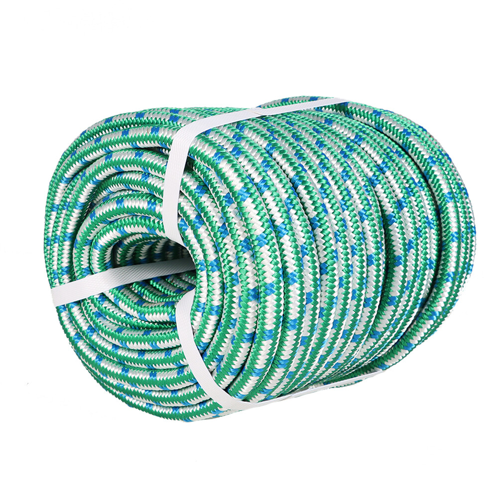 16 Strand 1/2" × 150' Double Braid Polyester Rope Arborist Tree Climbing Rope