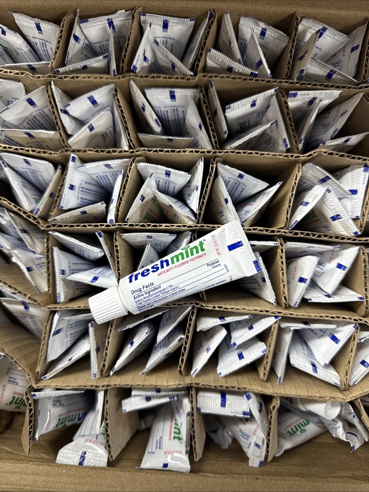 144 Freshmint Toothpaste Hotel Travel .6 oz
