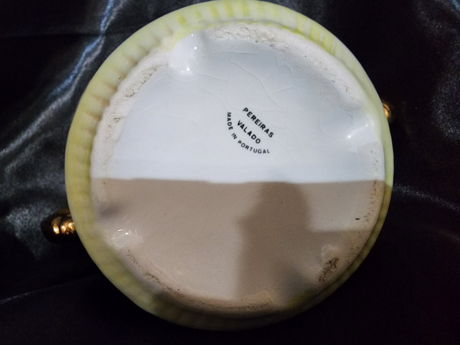 Vintage Pereiras Valado Porcelain Coffee Tea Set hand painted Portugal Cherubs