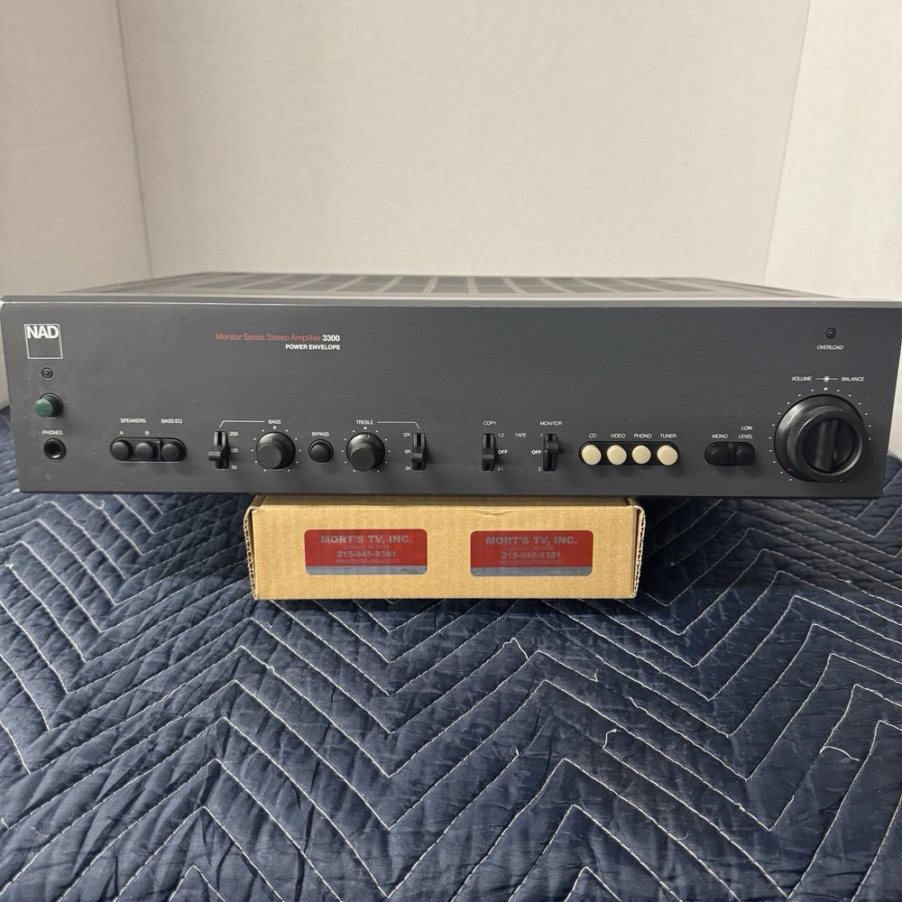NAD 3300 INTEGRATED STEREO AMPLIFIER - SERVICED - CLEANED - TESTED