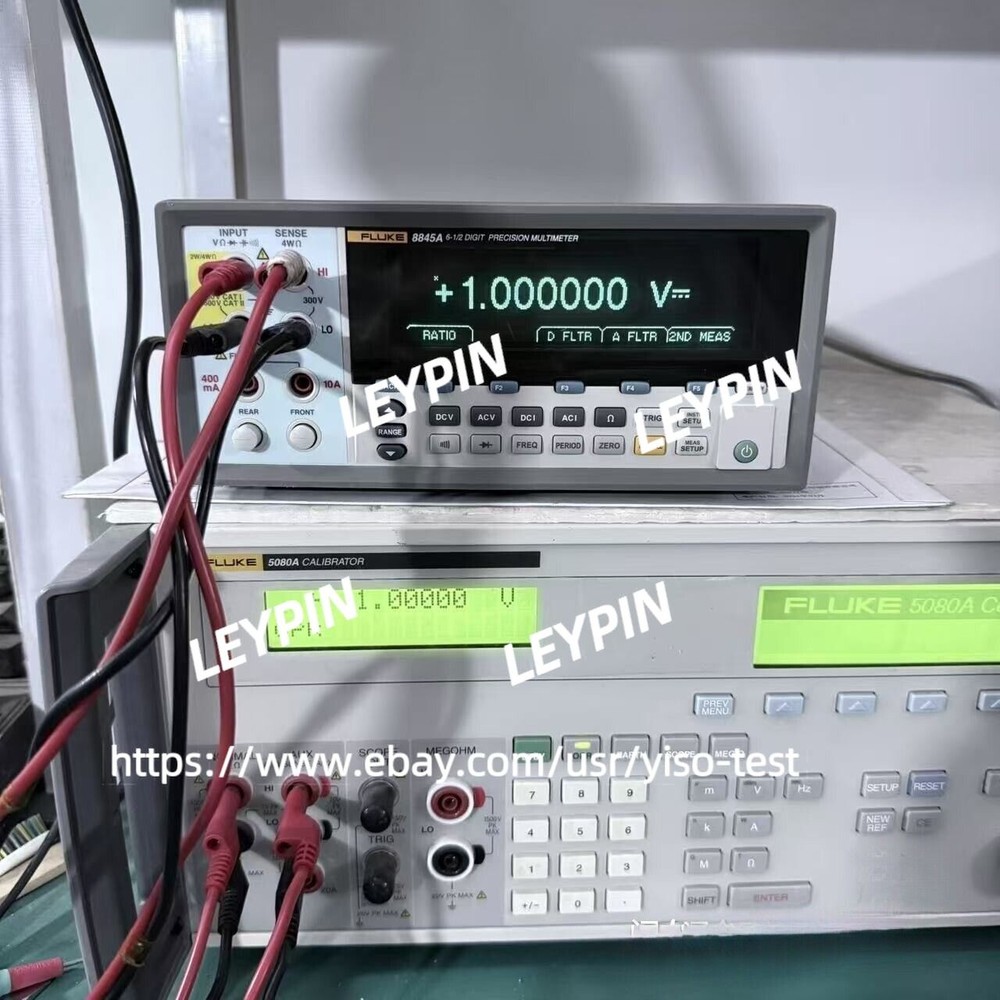 Fluke 8845A Digital Multimeter 6.5 Digit Precision Multimeter /Good function #$