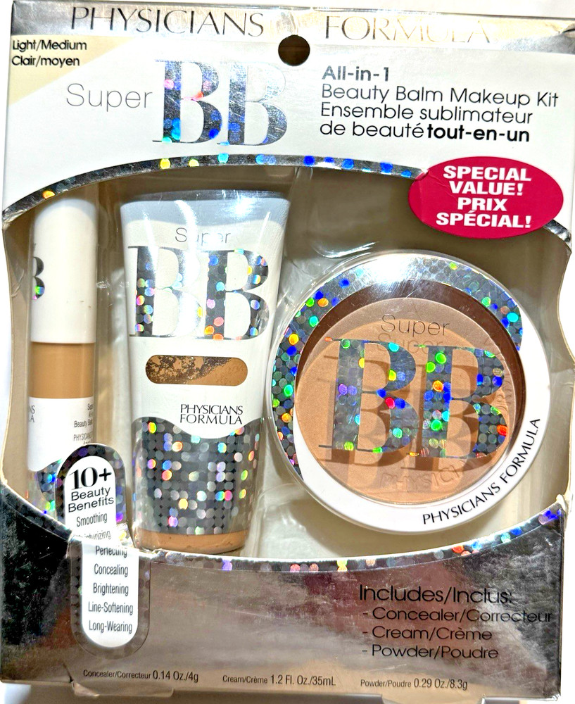 PHYSICIANS FORMULA  Suppe BB Beauty All in One / BALM Make up Kit, Light, Medium