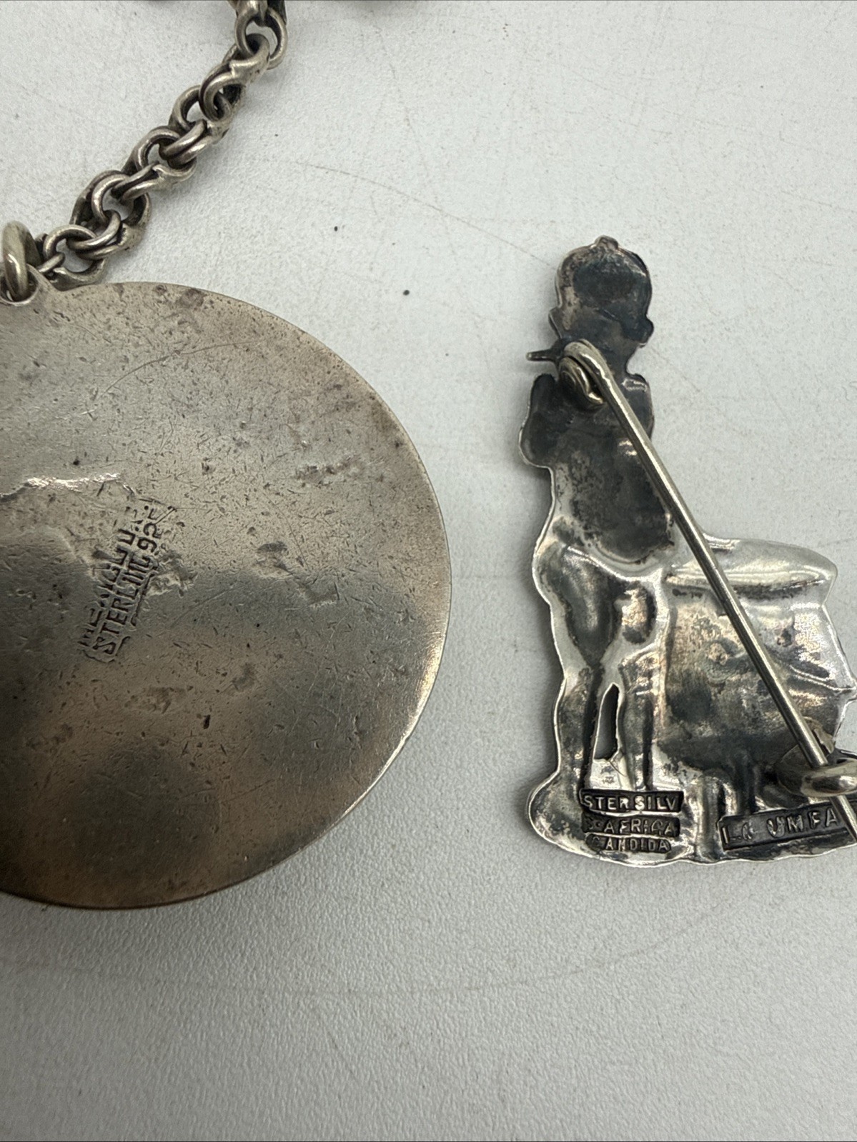 Sterling Silver Lot of Charms Keychains Awards ETC Approx 5.5 Ounce