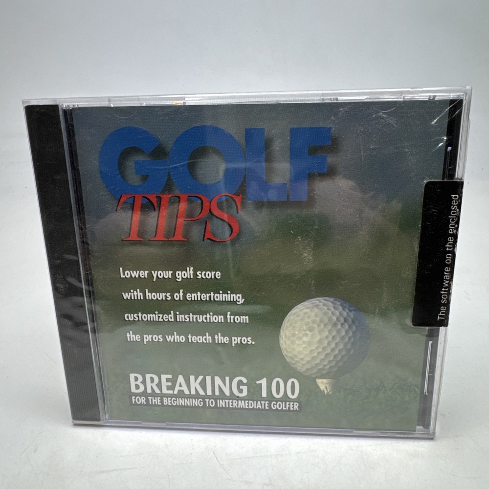 Golf Tips Breaking 100 DiAmar Interactive Beginning -Intermediate Golfer CD-ROM