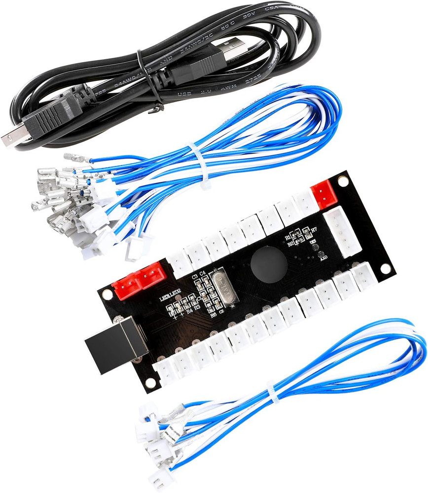 Zero Delay Arcade USB Encoder Pc to Joystick for Mame Jamma & Other Pc Fighting