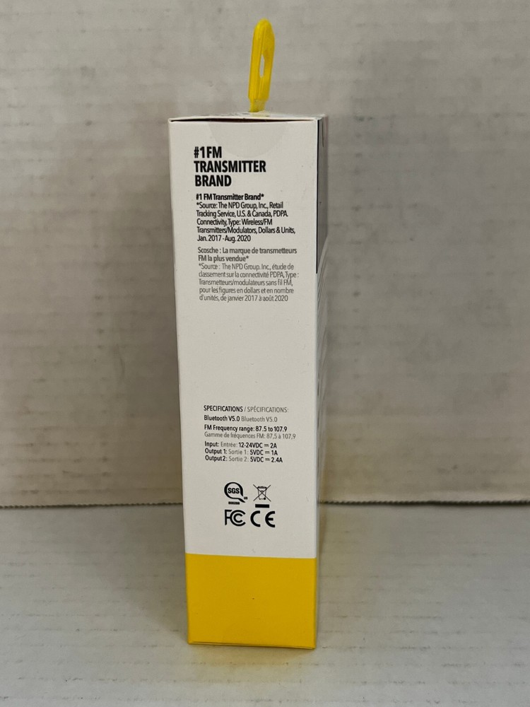 Scosche BTFreq Wireless Bluetooth Hands-Free Car Kit BTFM4