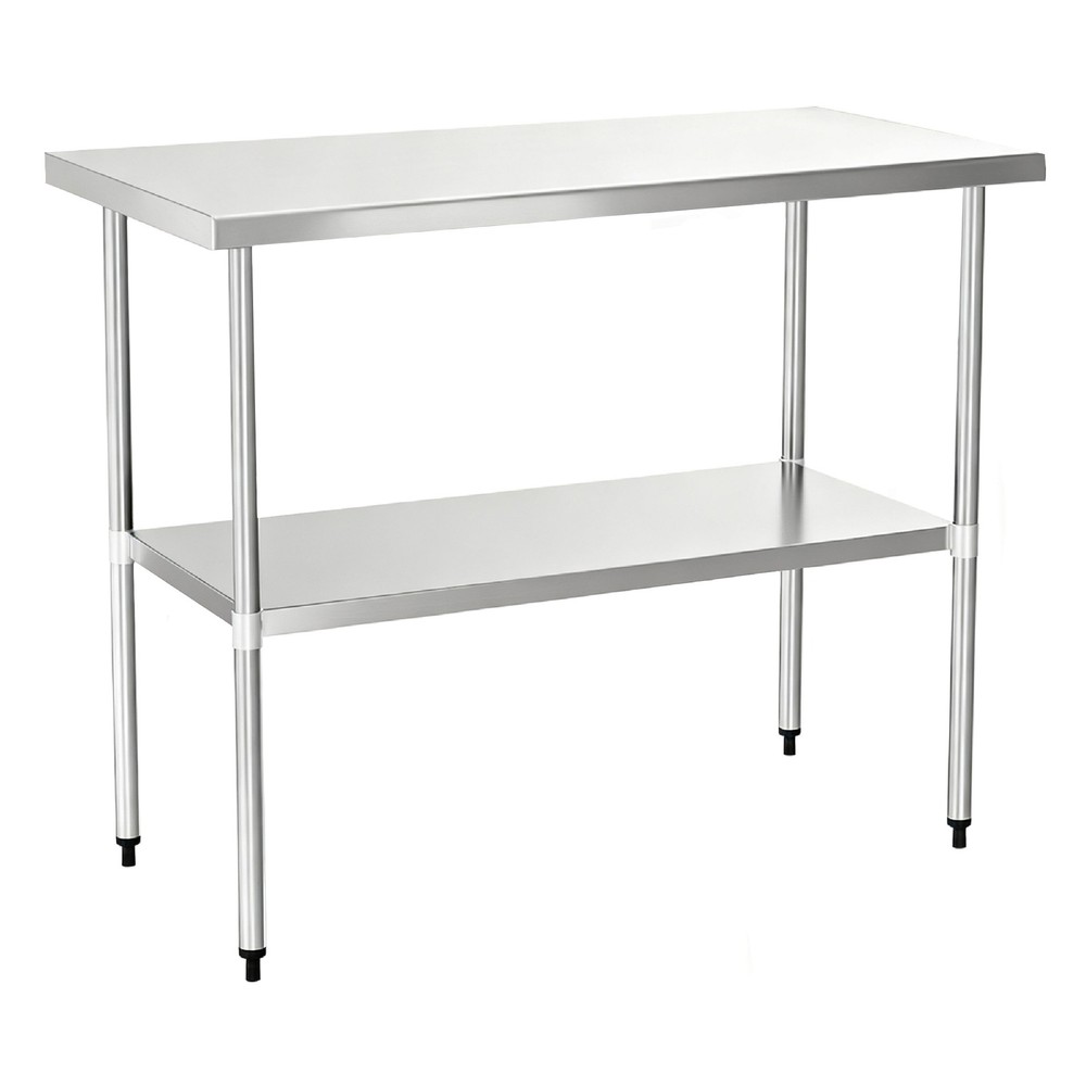 Stainless Steel Work Prep Table Station NSF Commercial Worktables Kitchen