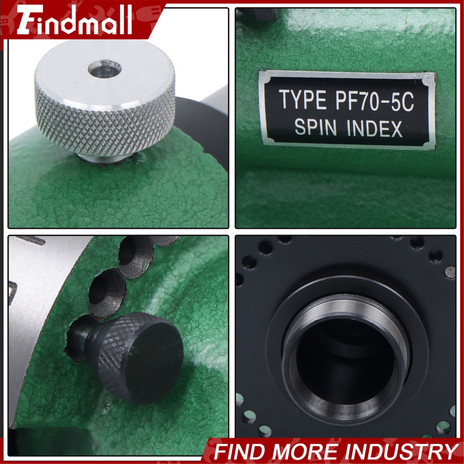 5C Spin Index Fixture/5c Precision Spin Index Fixture Collet .0004” For Milling