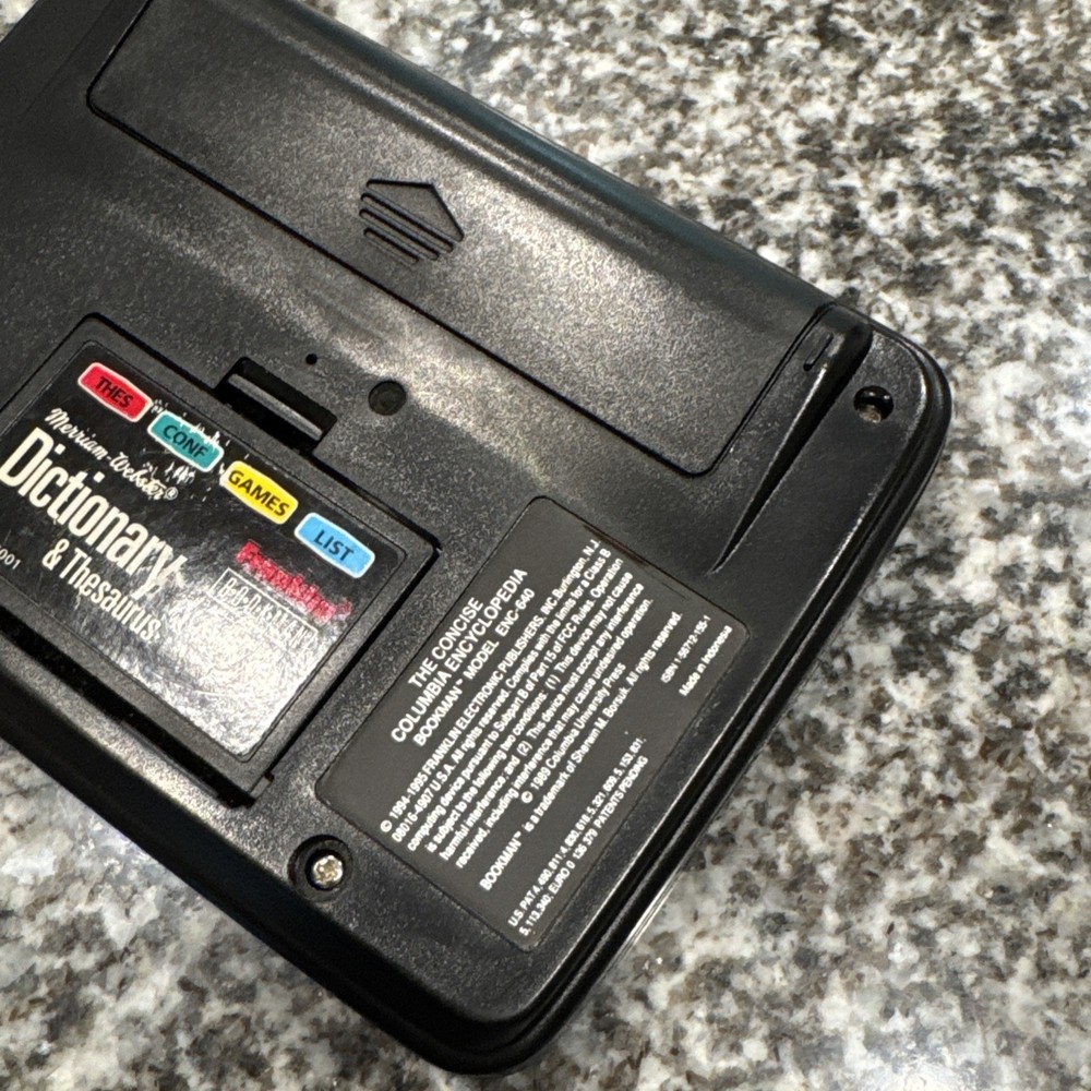 Franklin Concise Columbia Encyclopedia EC-640 Tested Working