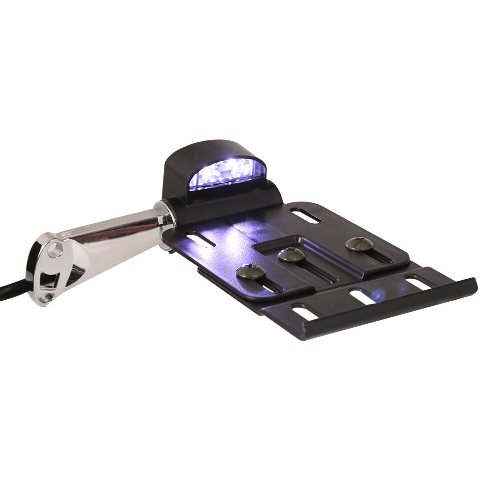 LED Side Mount License Plate Bracket Fit For Harley Sportster 883 1200 XL 04-16