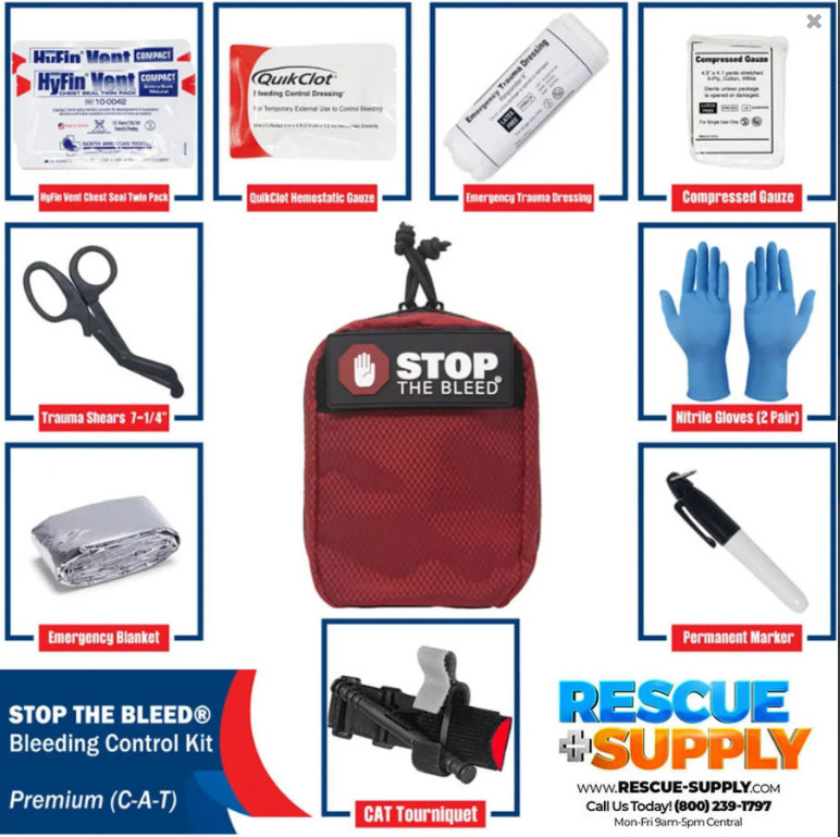 Cubix Safety STOP THE BLEED Intermediate with C-A-T
