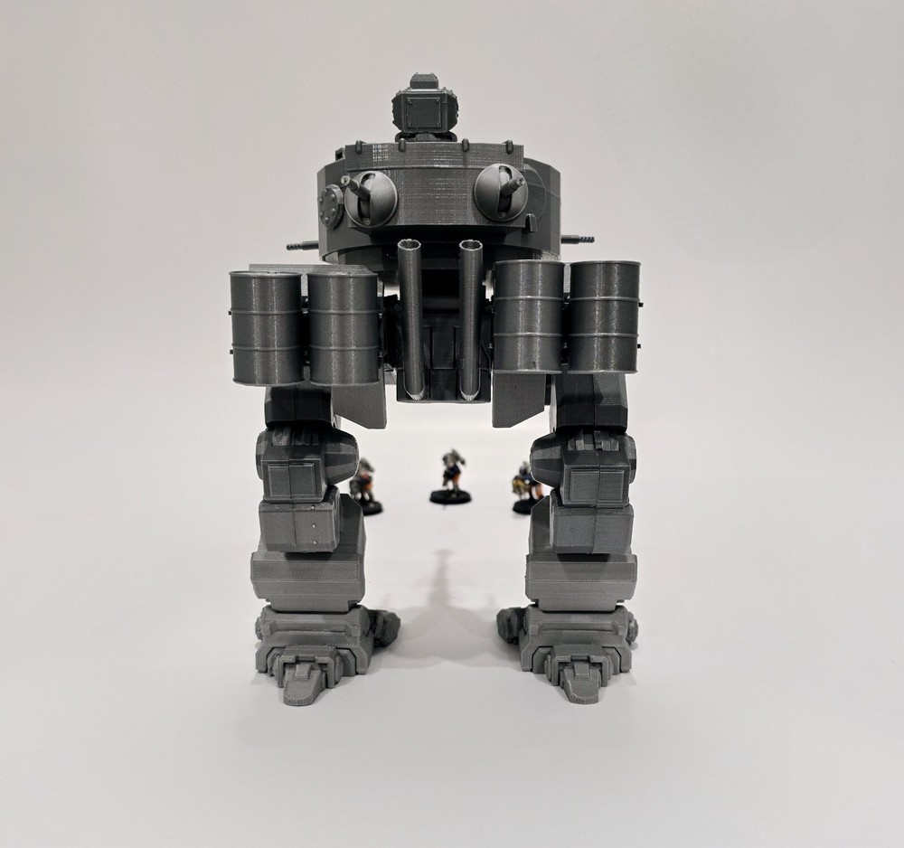 3d Printed Miniatures War Walker Titan, Dreadnought Proxy For Tabletop Wargames