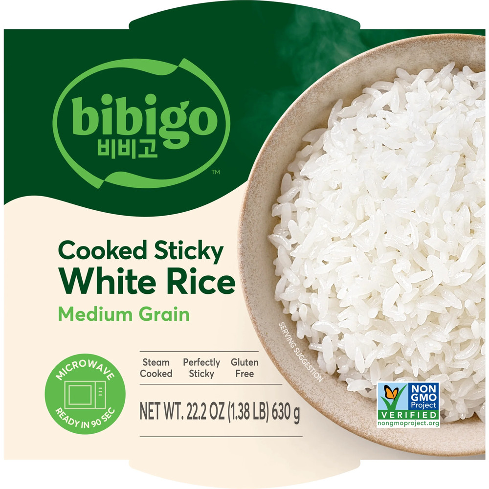 Cooked Sticky White Rice, 22.21 Oz 3 Pack