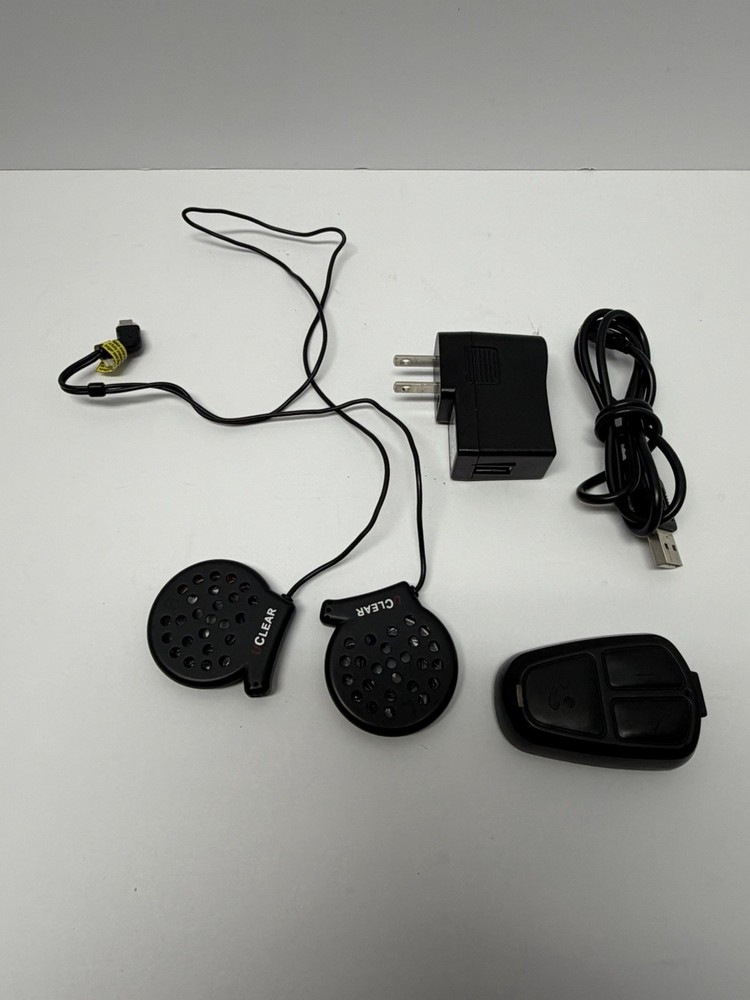 Uclear HBC100 Motorcycle Bluetooth Boomless Helmet Communicator, WORKING