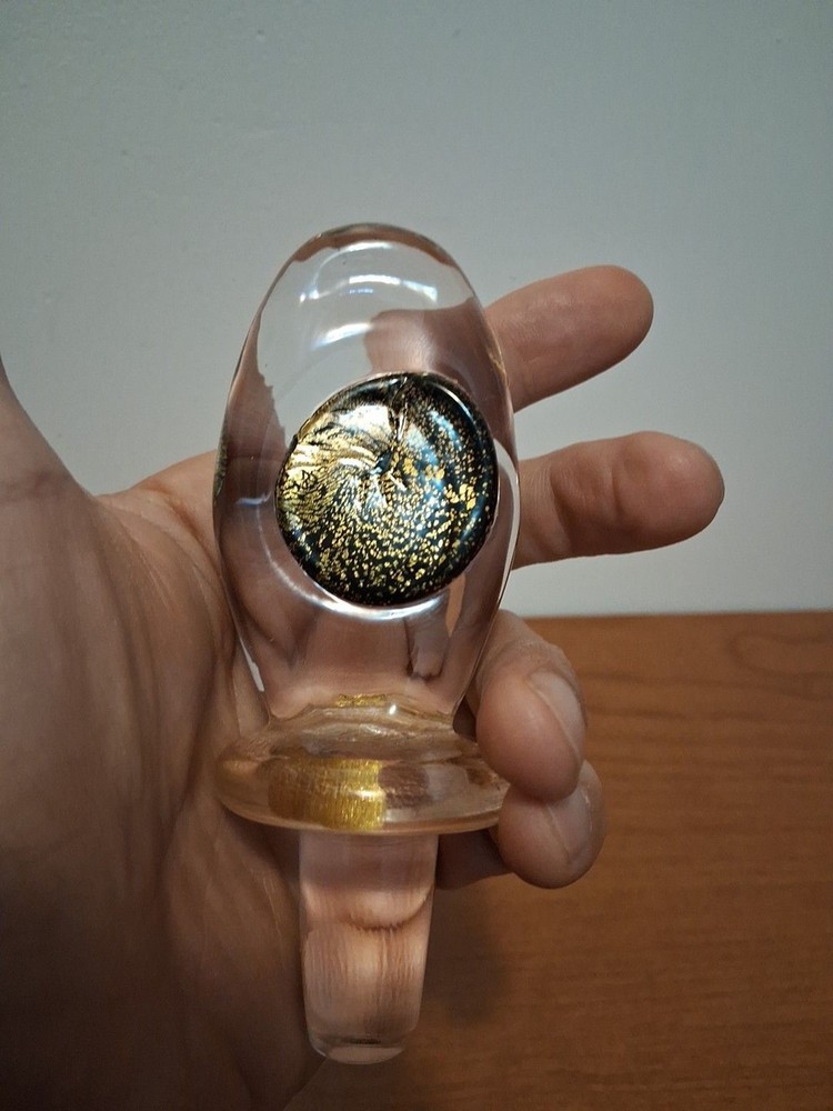 Artistic Glass Stopper, Possibly Robert Eickholt, Barware