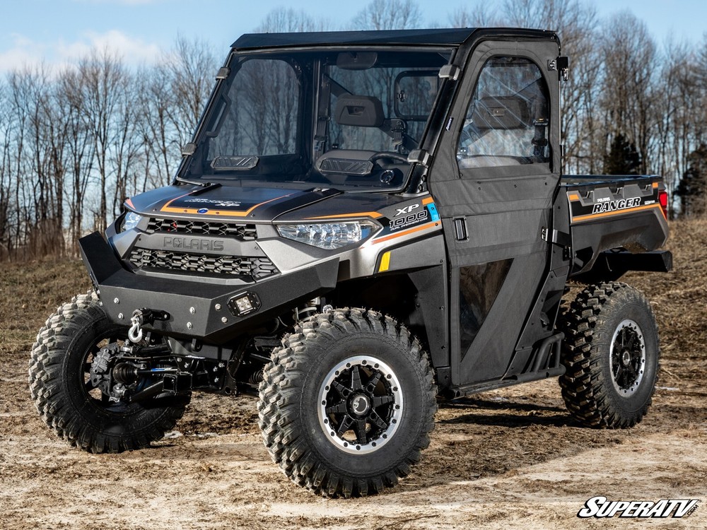 SuperATV Scratch Resistant Vented/Dark Tinted Windshield for Bobcat UV34