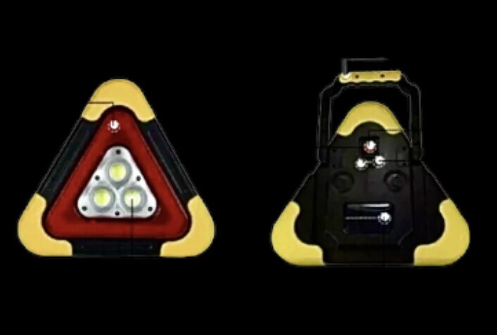 Hurry-bolt multi-function 11” Cob Work Light,5 Mode,solar or usb Charge, w Stand