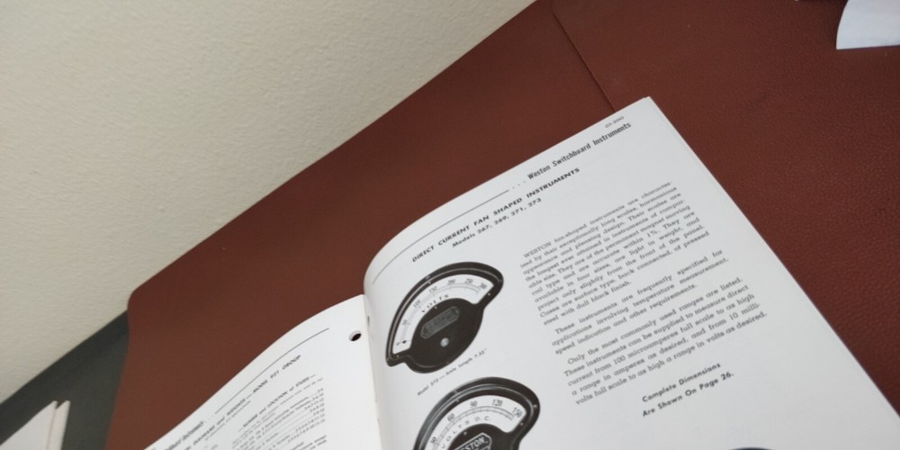 1960 ~ DAYSTROM ~ Catalog ~ Switchboard Instruments Weston