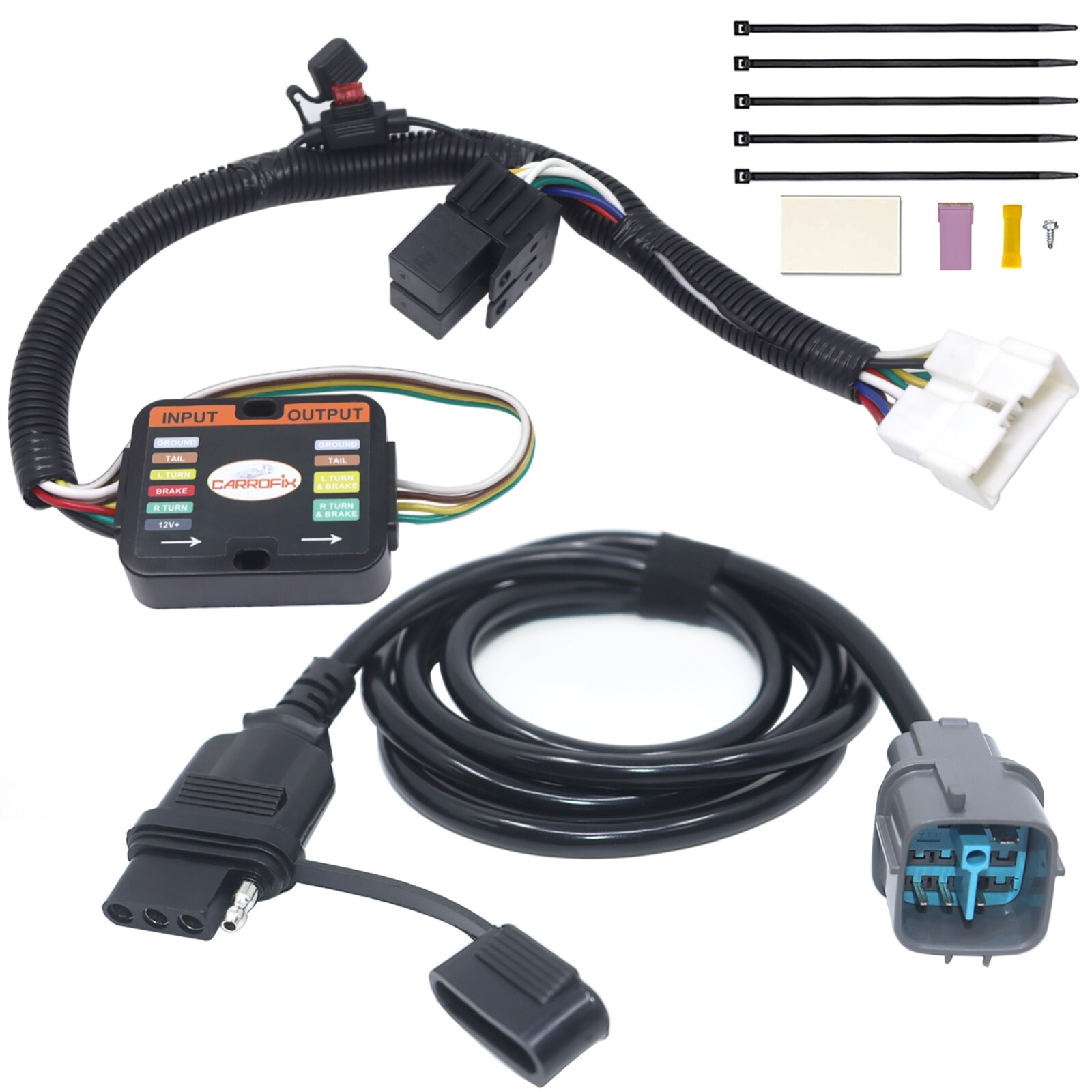 For Honda Pilot 2012-2015 Vehicle 4 Way Flat Trailer Wiring Harnesses Connector