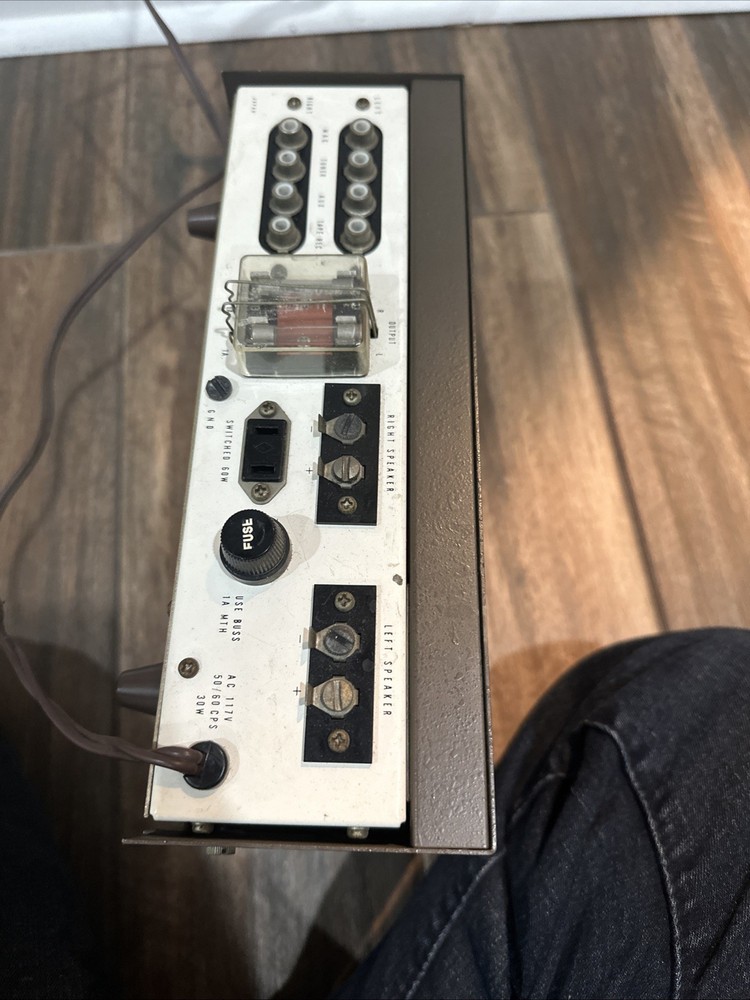 Lafayette Amplifier LA-224T , Lights Up, untested!