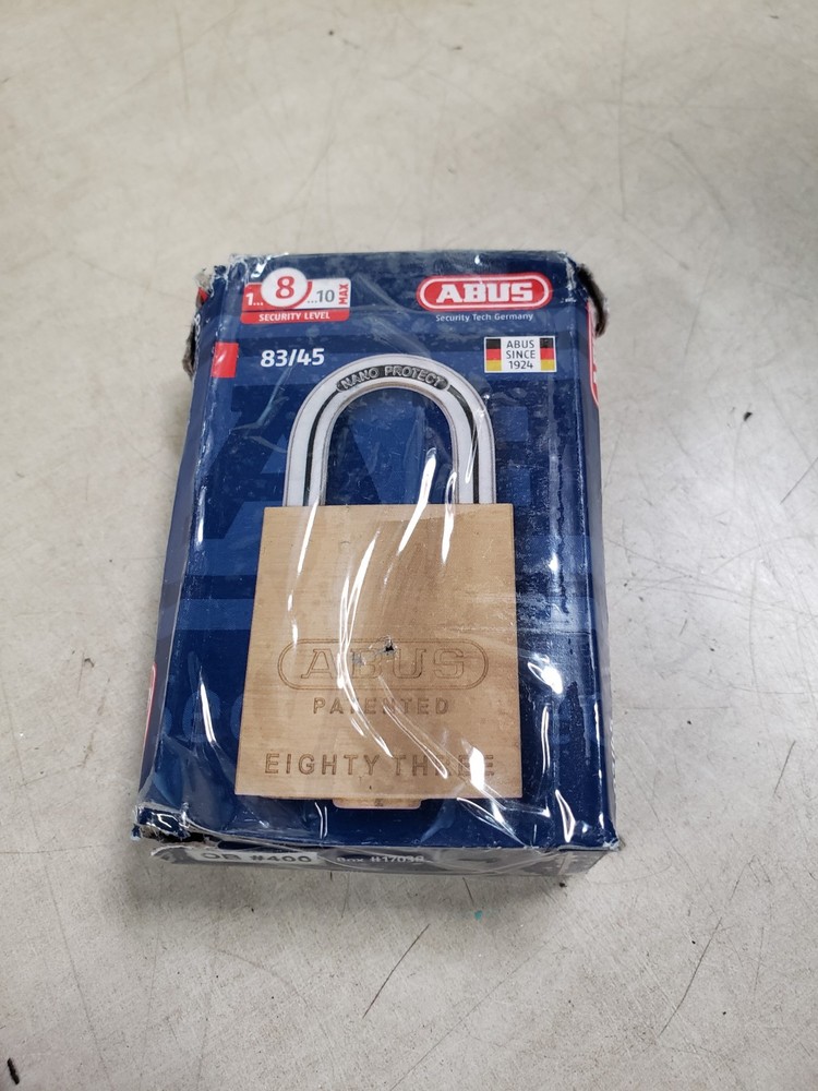 ABUS 83/45 Solid Brass Padlock w/ Key In Box OB#3000