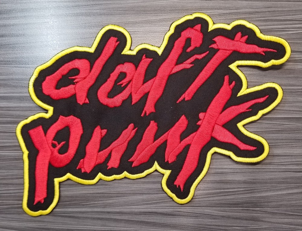 LARGE EMBROIDERED DAFT PUNK BAND JACKET BACK PATCH (Please Read Ad)