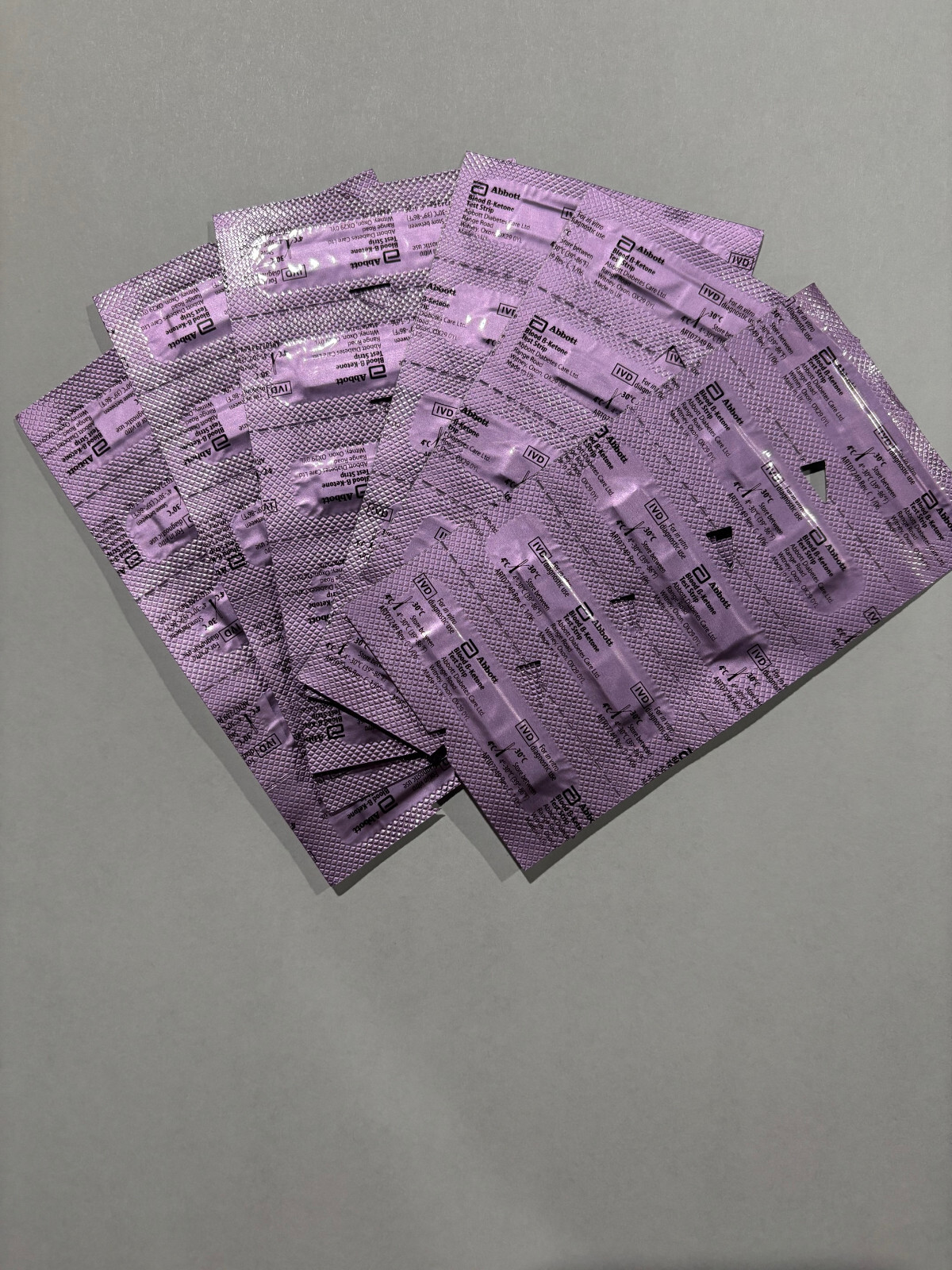 30 Blood Ketone Test Strips, Precision Xtra - Compatible Exp 08/31/2026