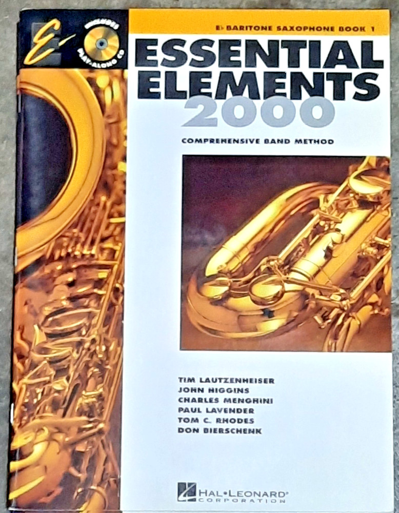 Essential Elements 2000 - Eb Baritone Saxophone  - Book 1 - with CD