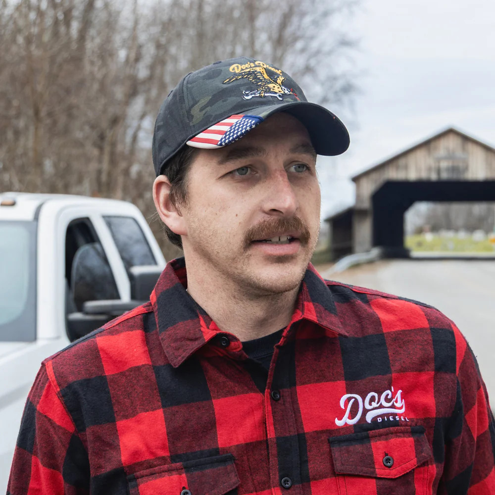 Doc's Diesel Old Glory Camo Hat