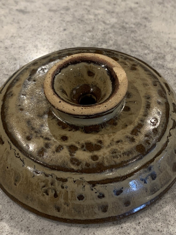 Studio Art Pottery Incense Burner With Lid Signed