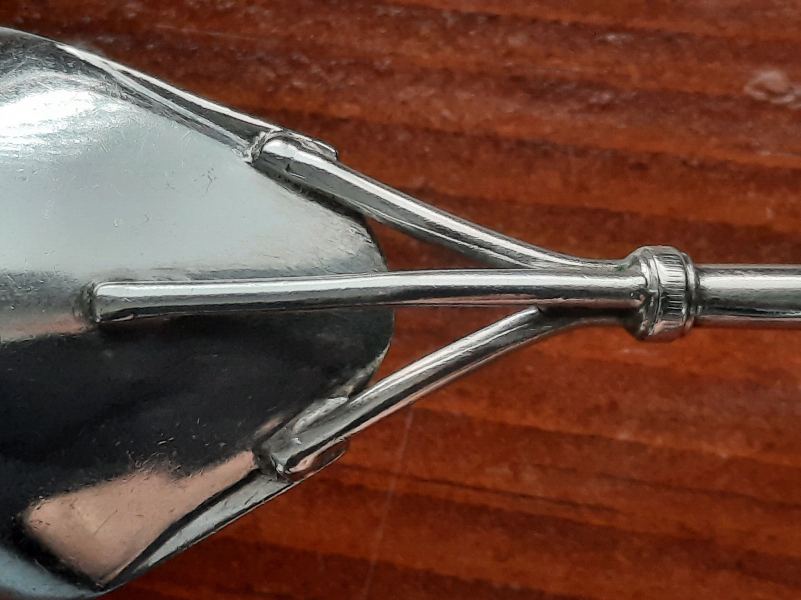 Coin Silver Knowles & Ladd Three Pronged Leaf & Berry Patrn Engraved Sauce Ladle