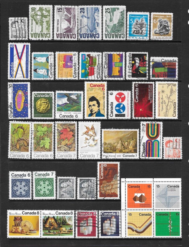 CANADA VARIOUS MINT HINGED & USED ISSUES 1964 to 1972
