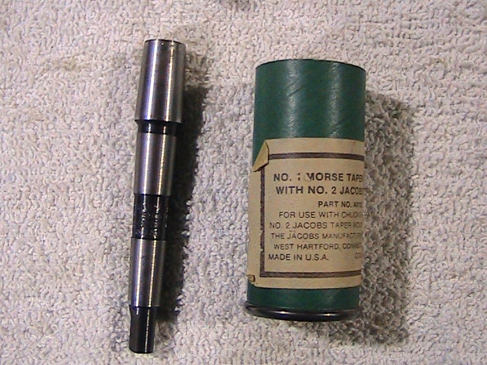 Jacobs 7300 Drill Chuck Arbor, 1MT x 2JT