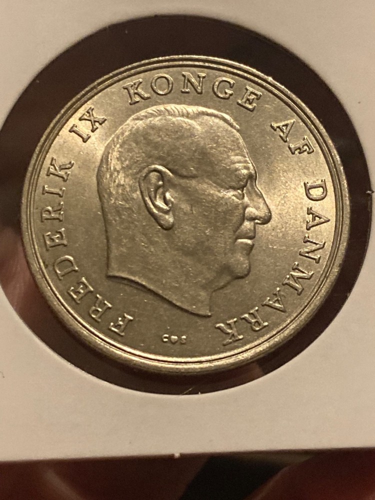 Denmark 1968 5 Kroner UNC